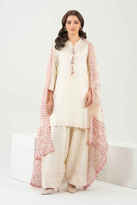3 PIECE - PRINTED EMBROIDERED SUIT - ST3PE-PRET26WV1-14