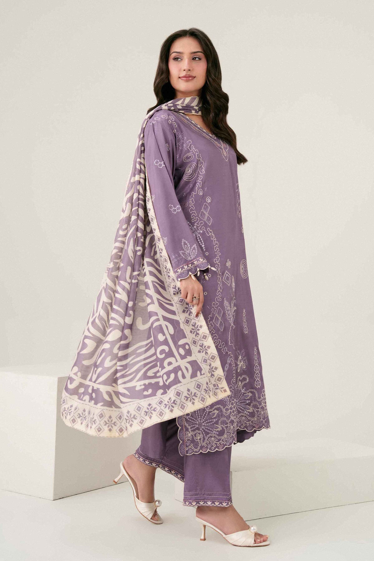 3 PIECE - PRINTED EMBROIDERED SUIT - ST3PE-PRET26WV1-15