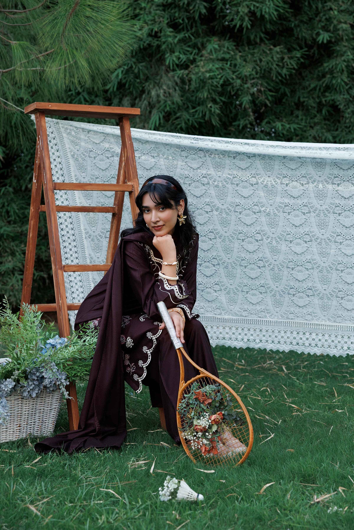 3 Piece - Embroidered Suit - ST3PE-PRET26WV1-22
