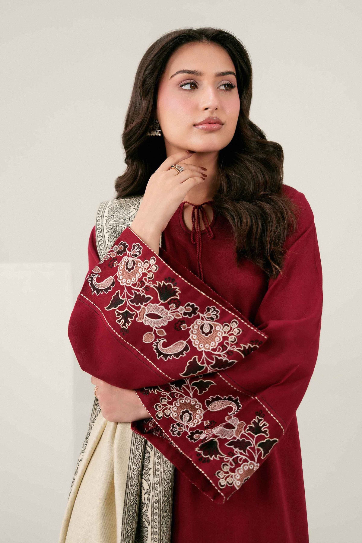 3 PIECE - EMBROIDERED SUIT - ST3PE-PRET26WV2-12