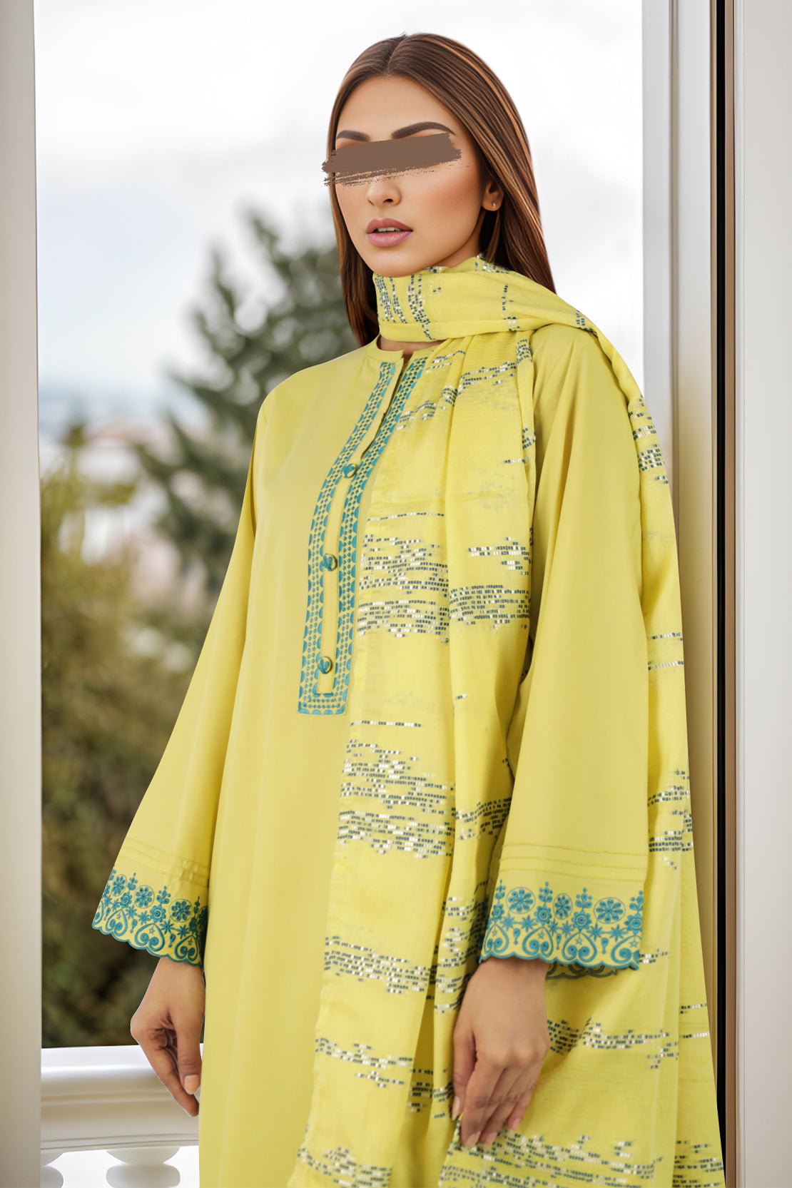 Cotton Jacquard Stole63921