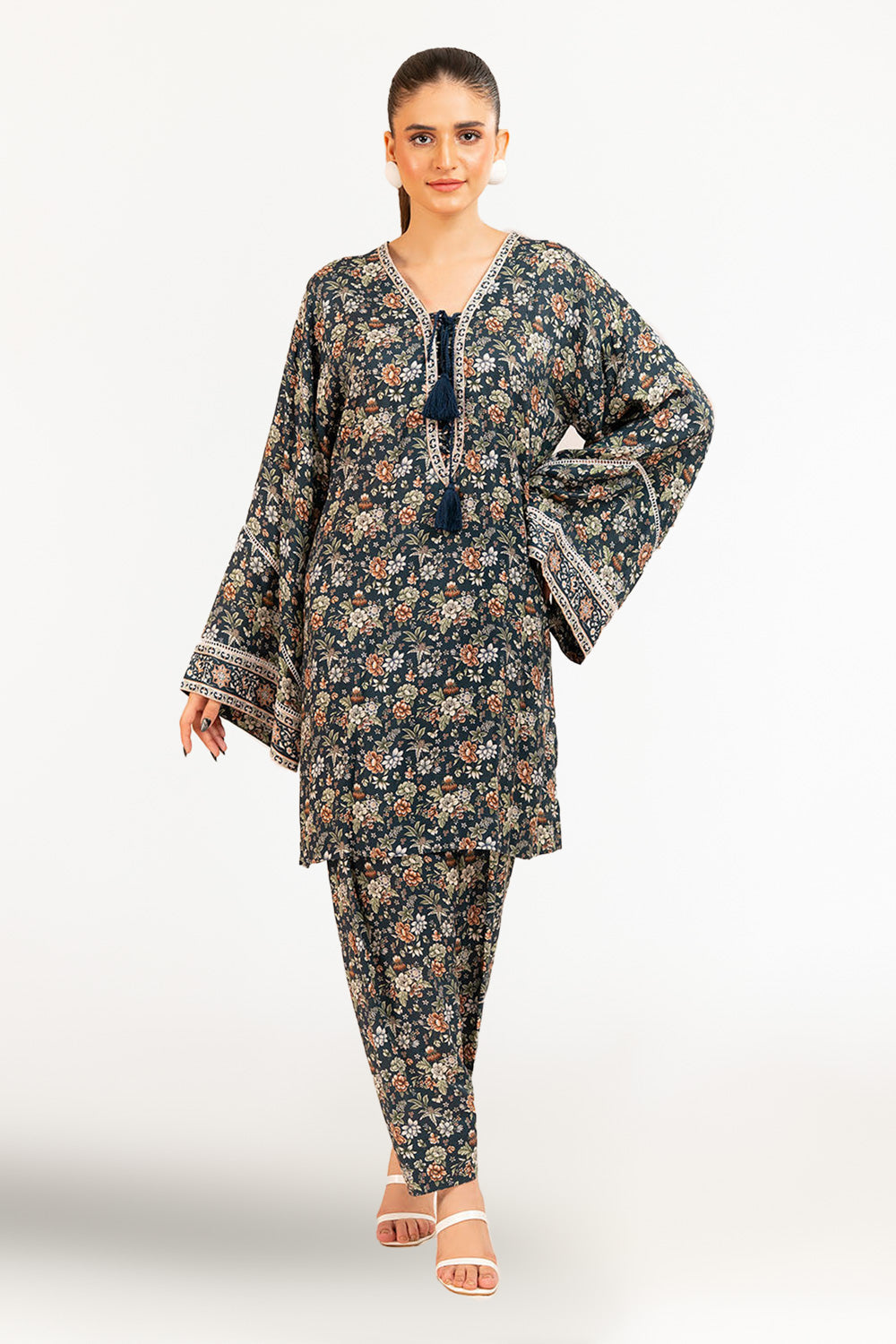 1 Piece Printed Linen Shirt