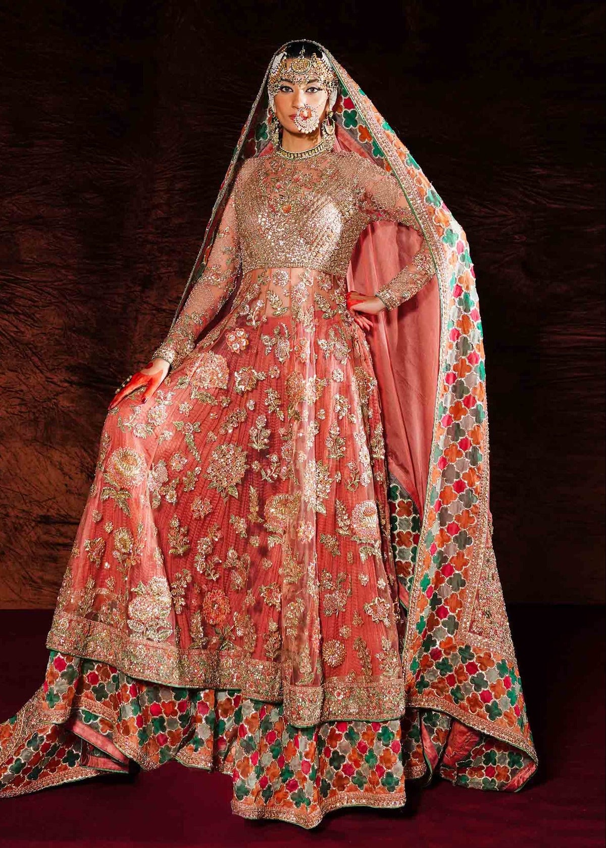 Hussain Rehar Saaz Luxury Net Embroidered 3Pc Unstitched Suit PA-223