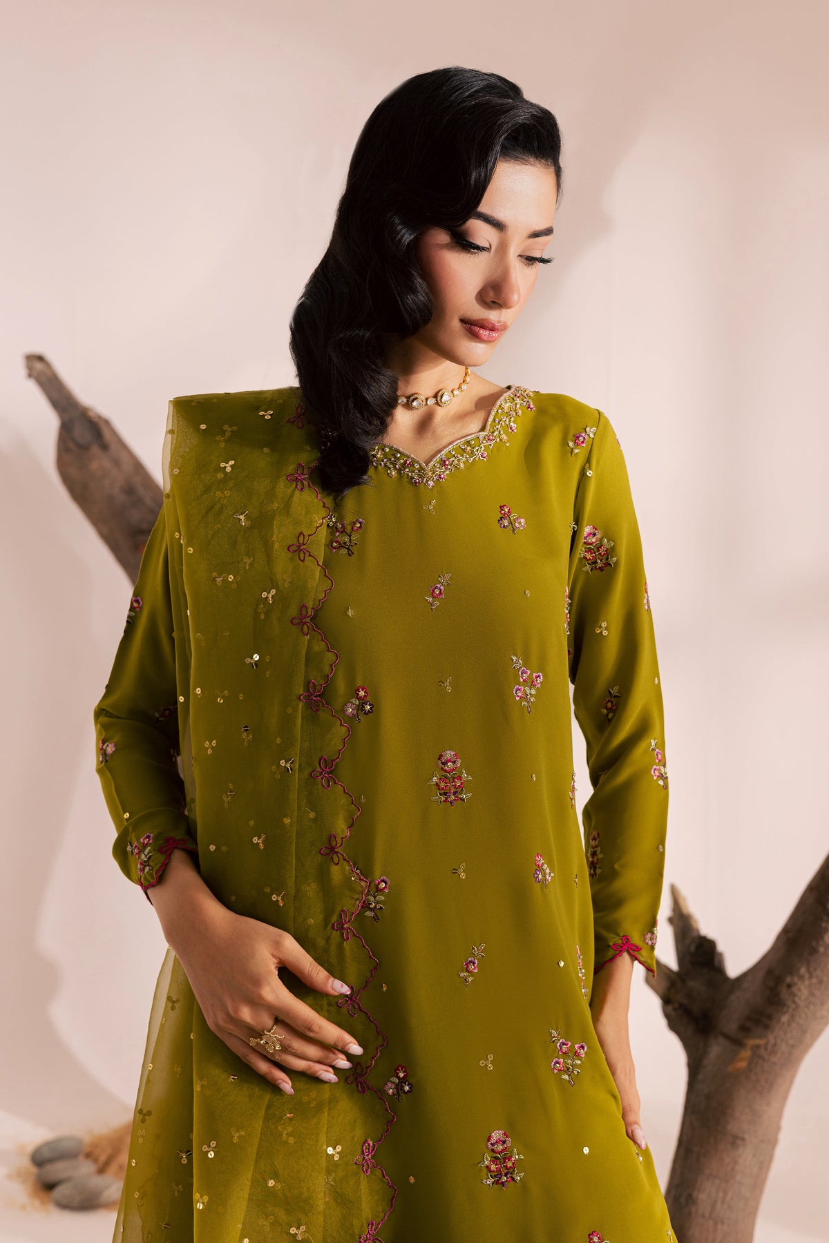 Safiya 3Pc - Festive Luxe Pret