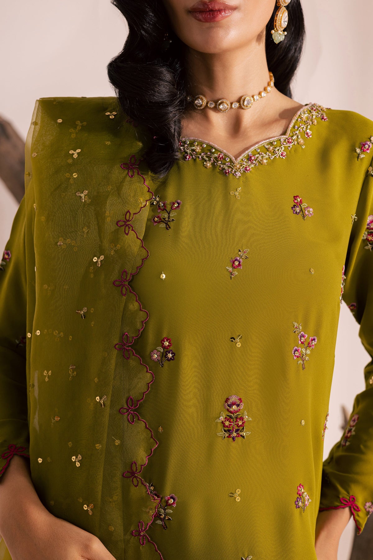 Safiya 3Pc - Festive Luxe Pret