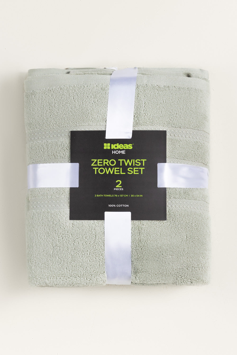 Sage Green 2Pc Zero Twist Towel Set