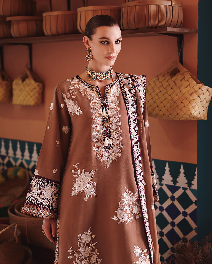 Embroidered Trousers(As Shown)