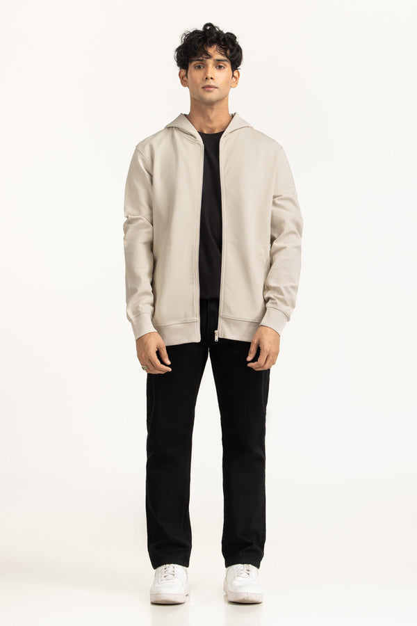 Regular Fit Hooded Zipper