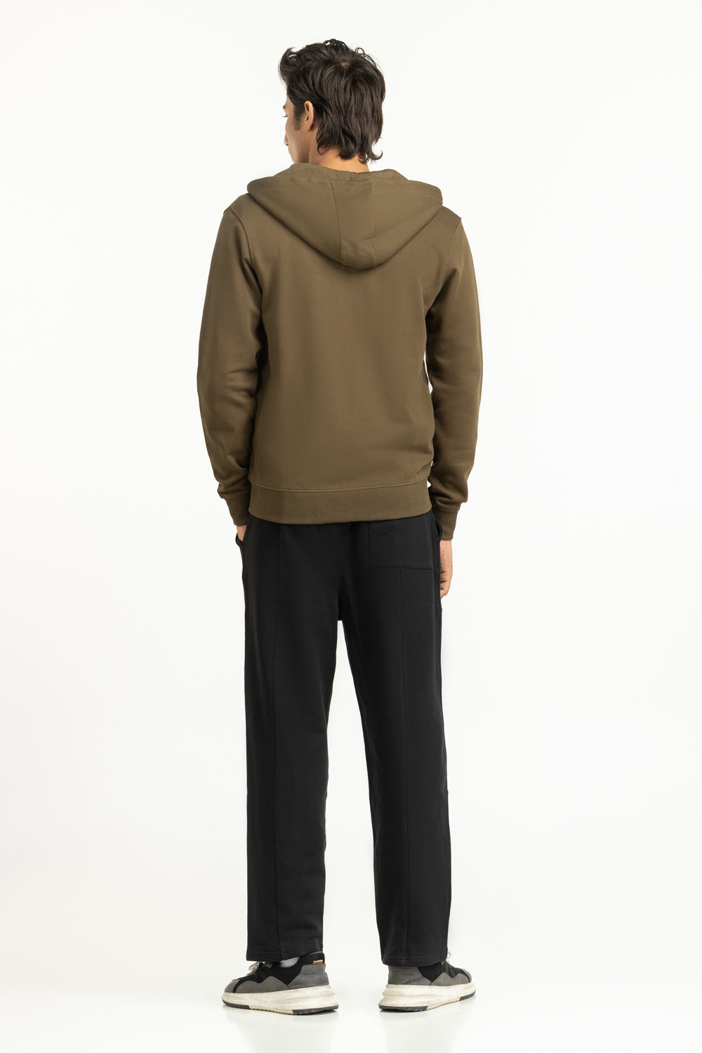 Regular Fit Hooded Zipper