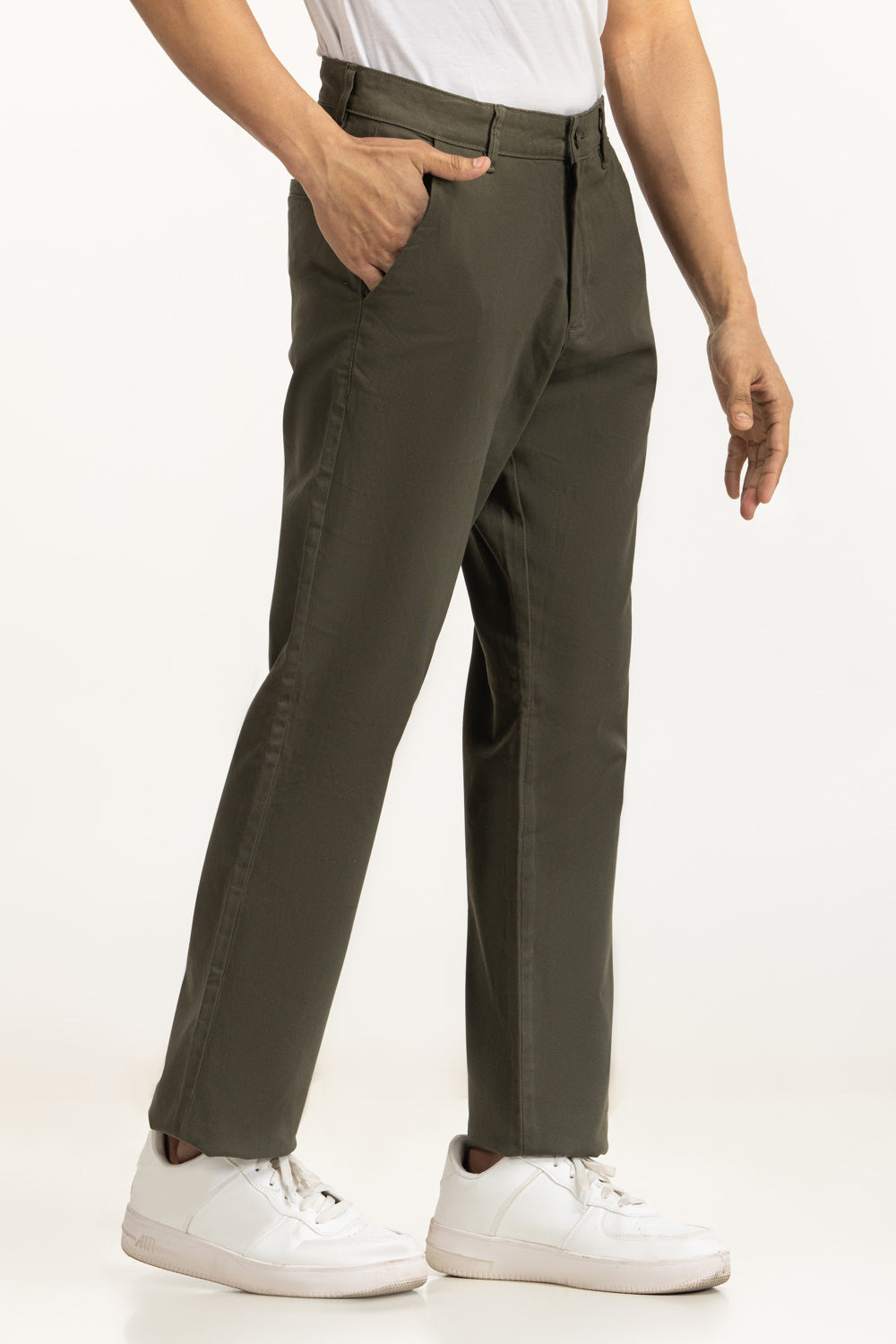 Slim Fit Khaki Pants
