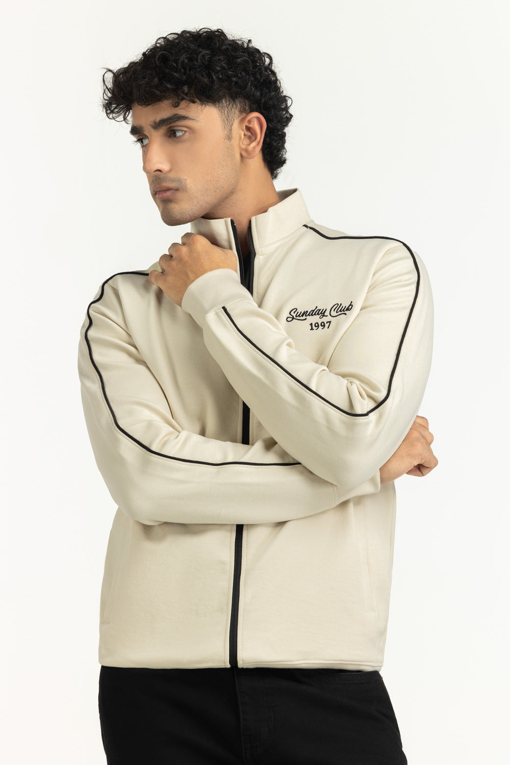 Regular Fit Knitted Jacket