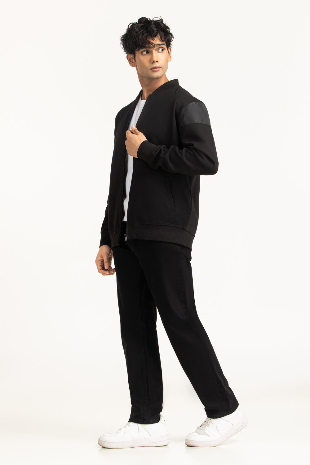 Regular Fit Knitted Zipper