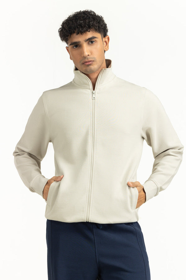 Regular Fit Knitted Zipper