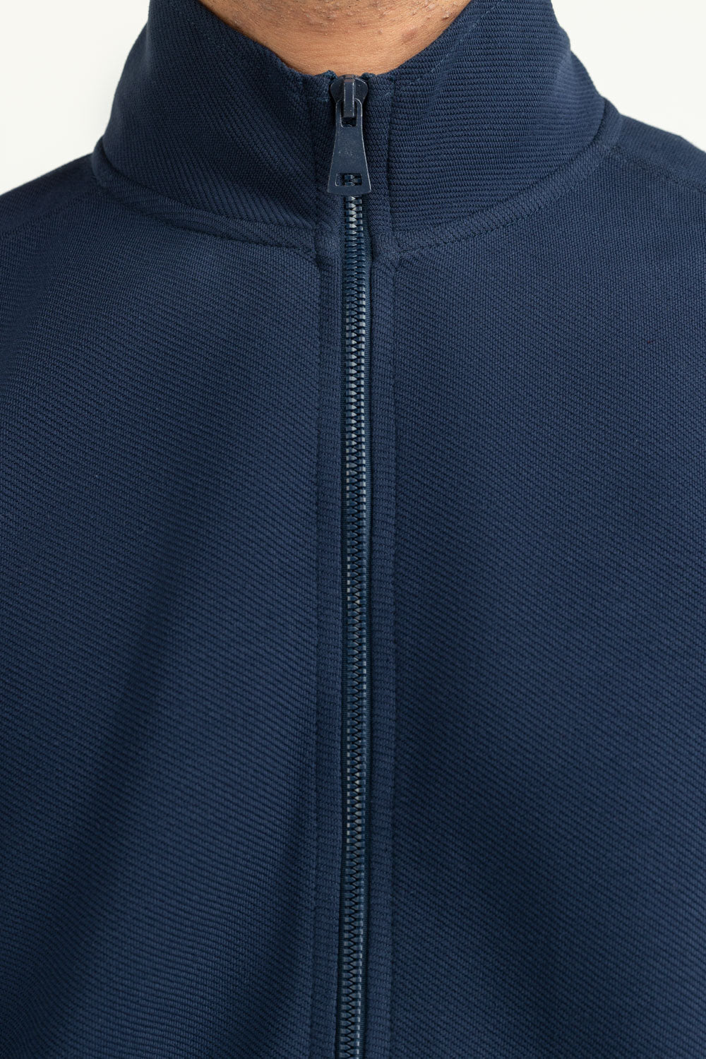 Regular Fit Knitted Zipper