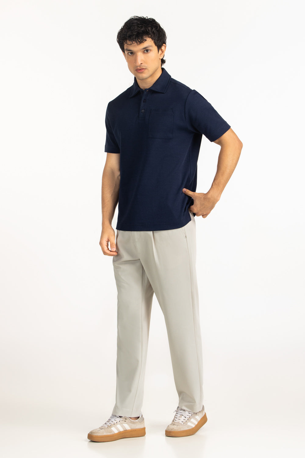 Blended Indigo Waistcoat