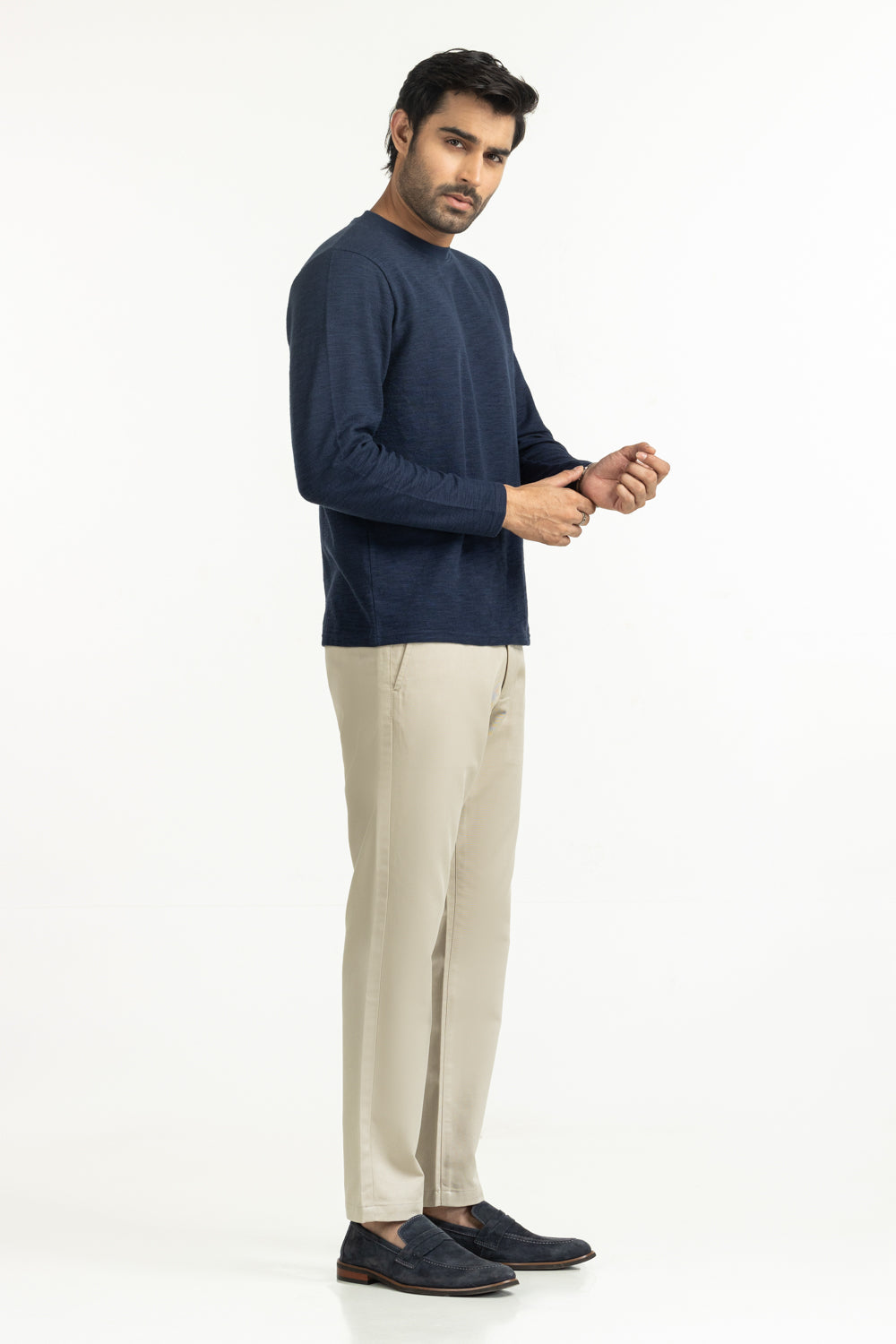 Embroidered Dobby Kurta