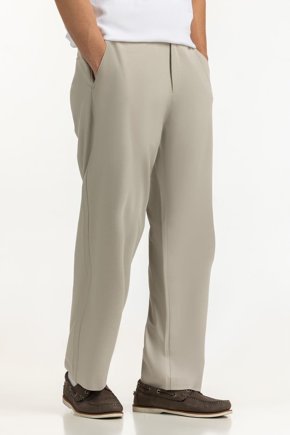 Straight Fit Trousers