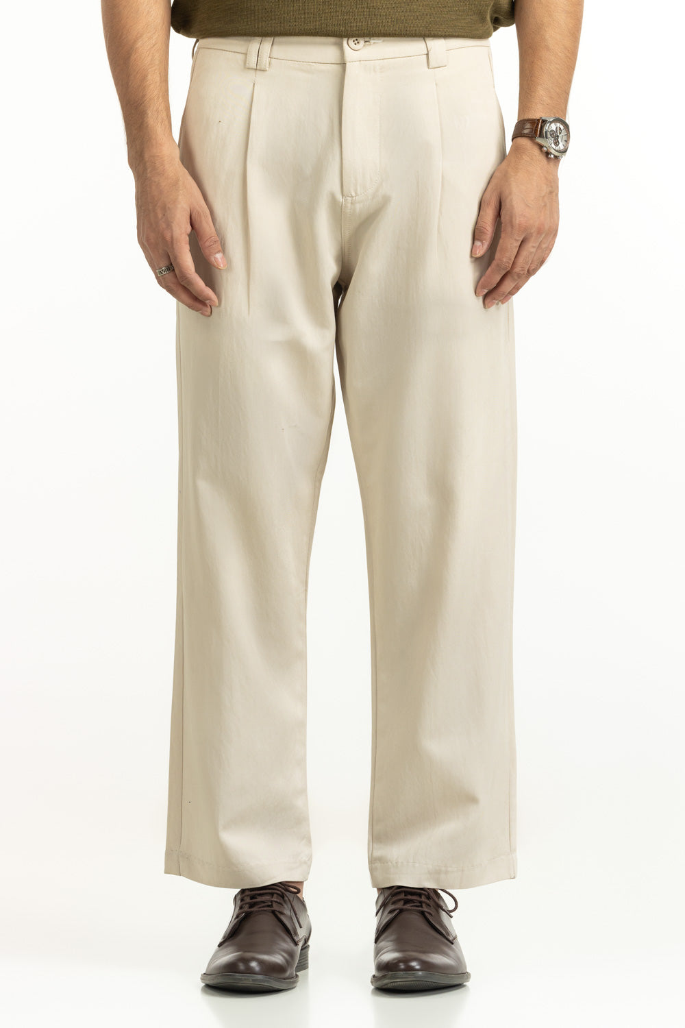 Straight Fit Trousers
