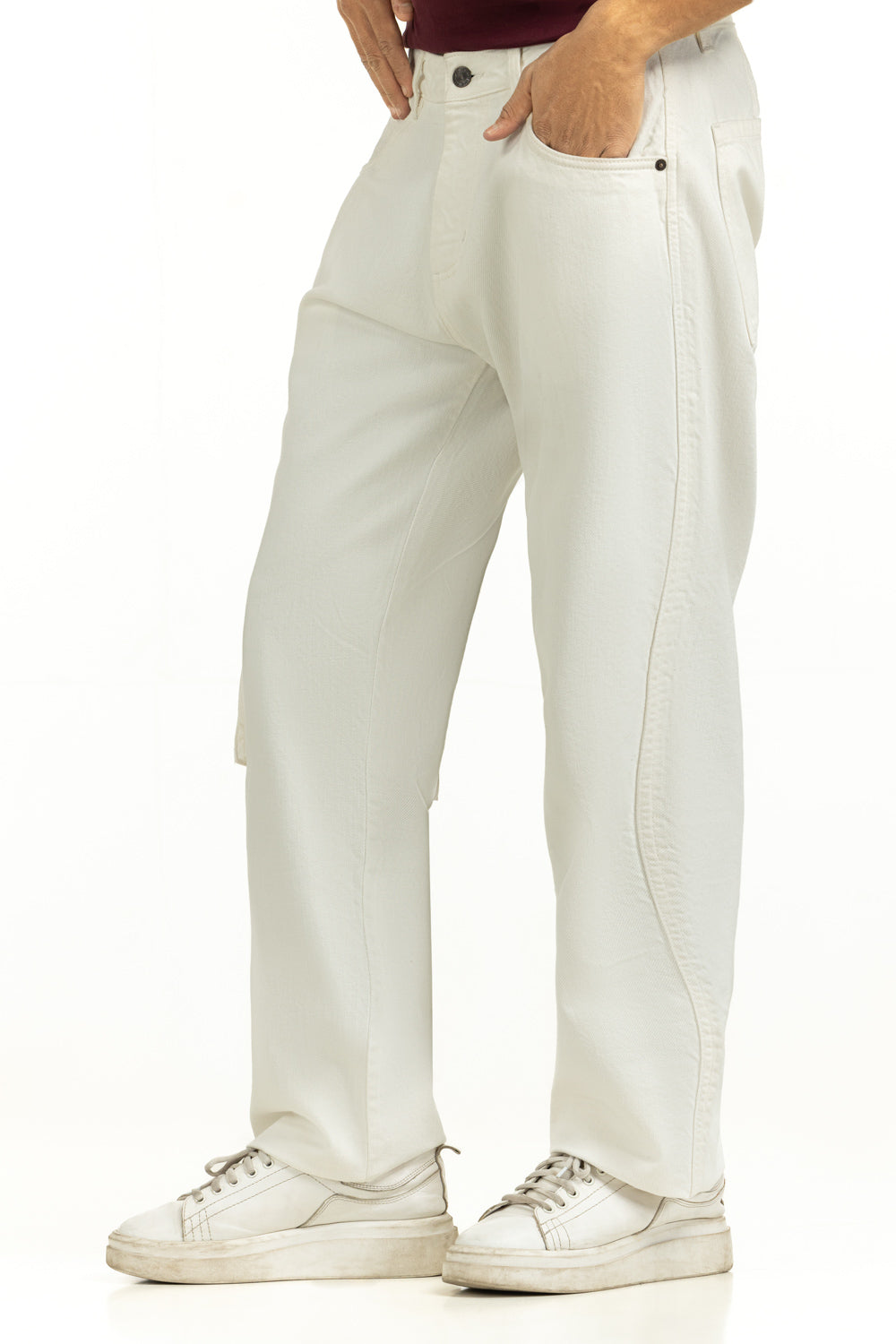 Straight Fit Trousers