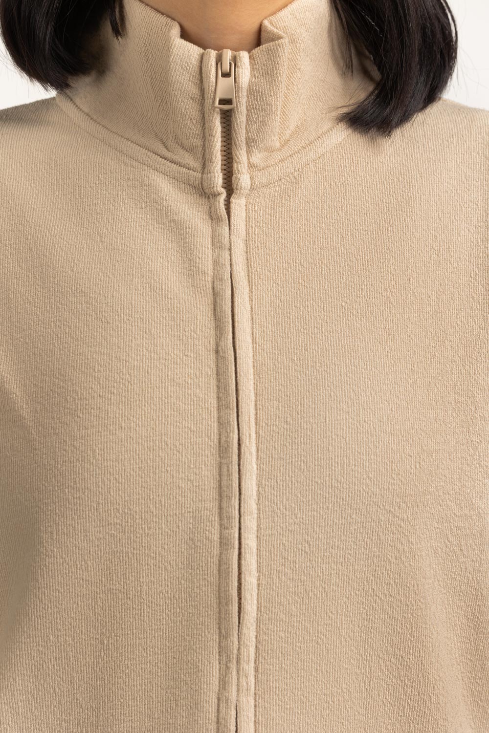 Regular Fit Knitted Zipper