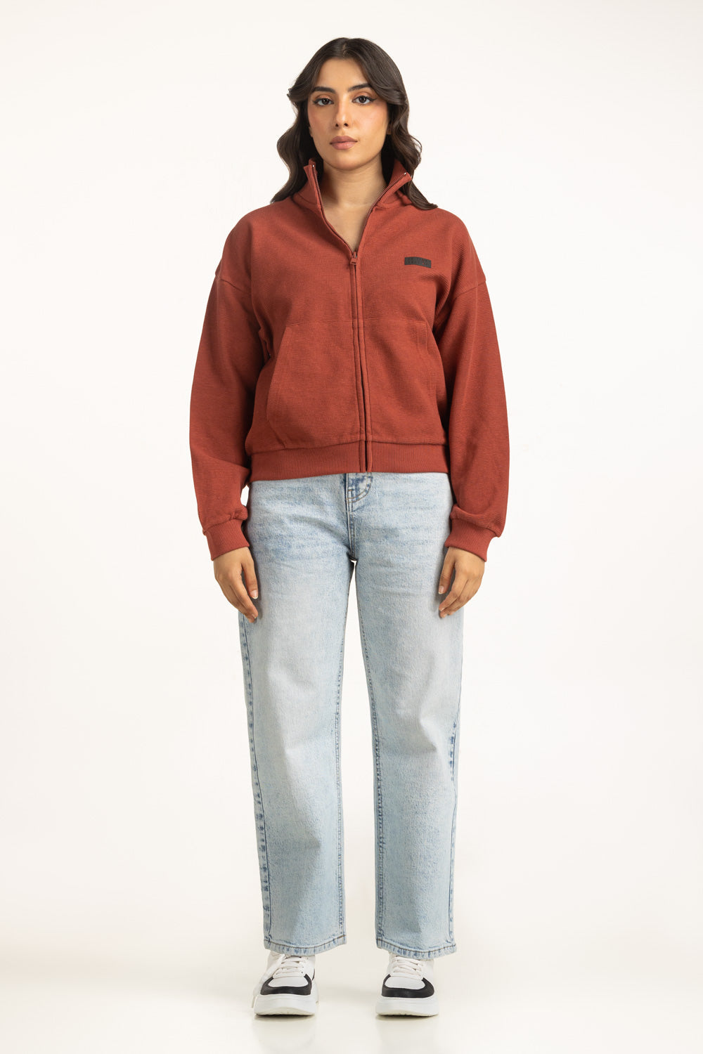 Regular Fit Knitted Zipper