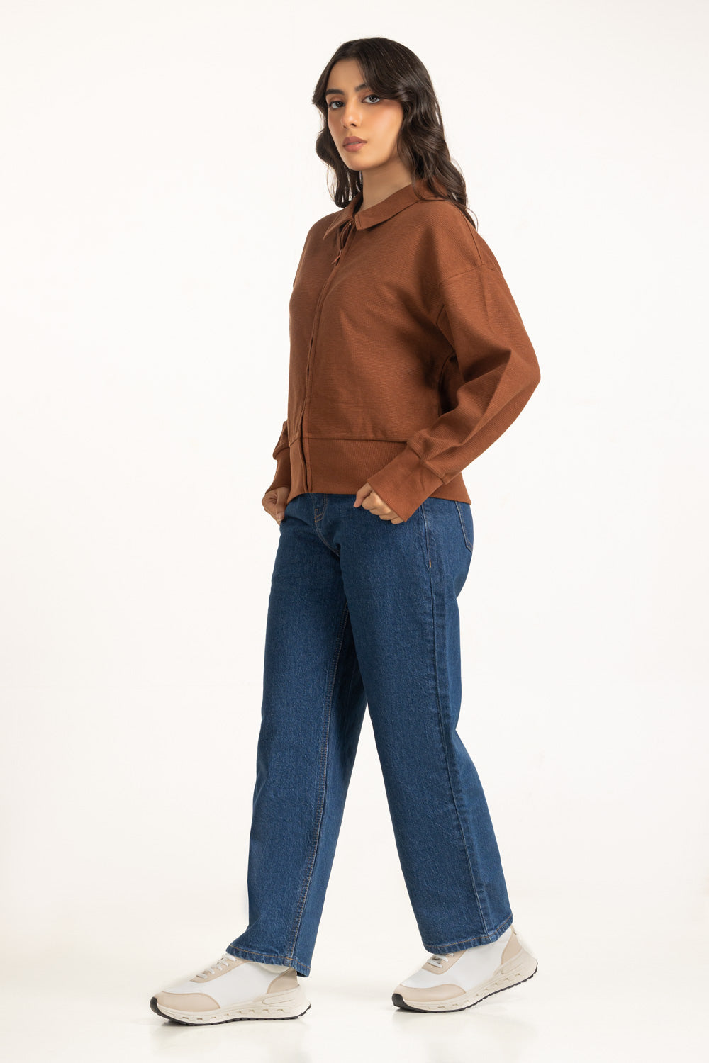 Regular Fit Knitted Zipper