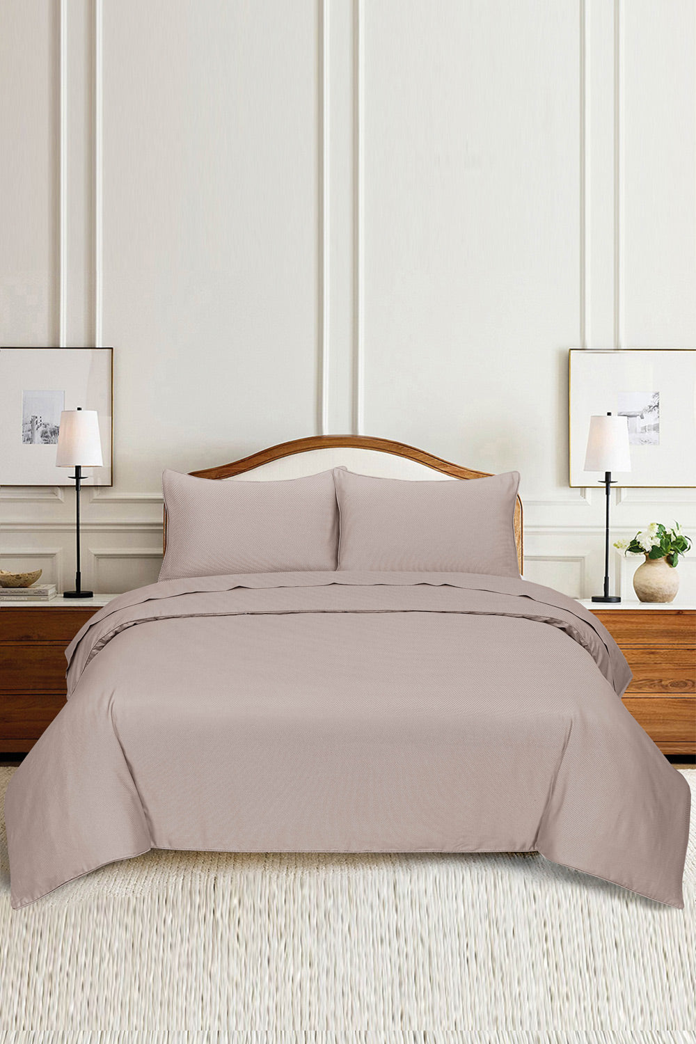 Sand Cube Dobby Quilt Cover Set