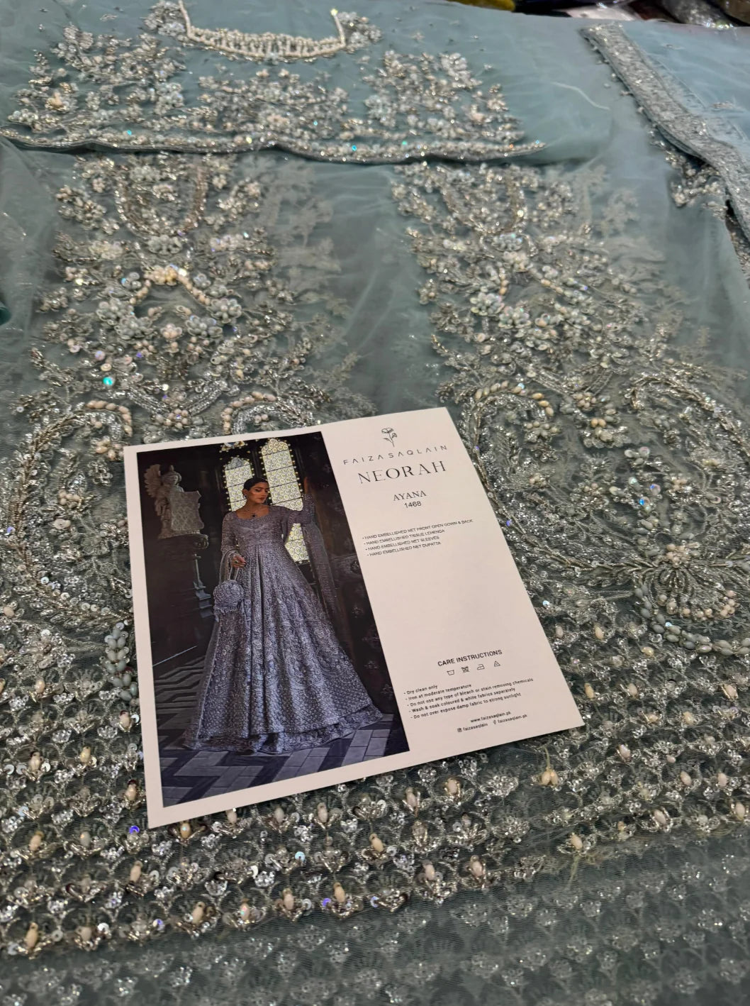 Faiza Saqlain – Ayana Style (Ice Blue)