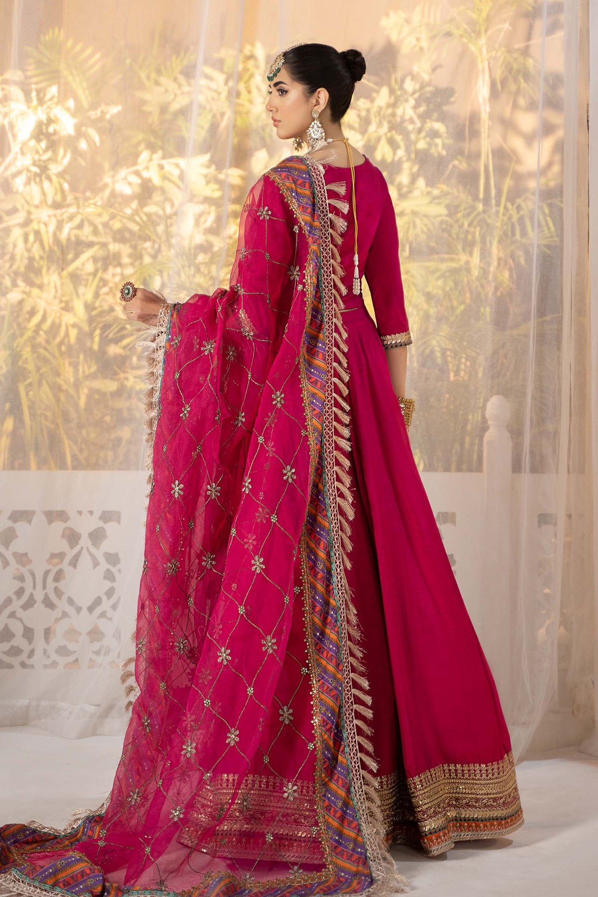 3 Piece Dyed Raw Silk Suit