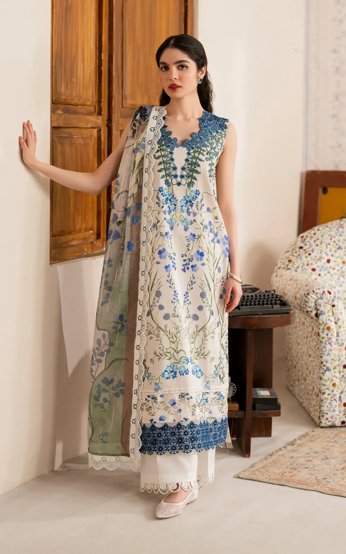 Shabnam (MVL25-13) | Unstitched Summer