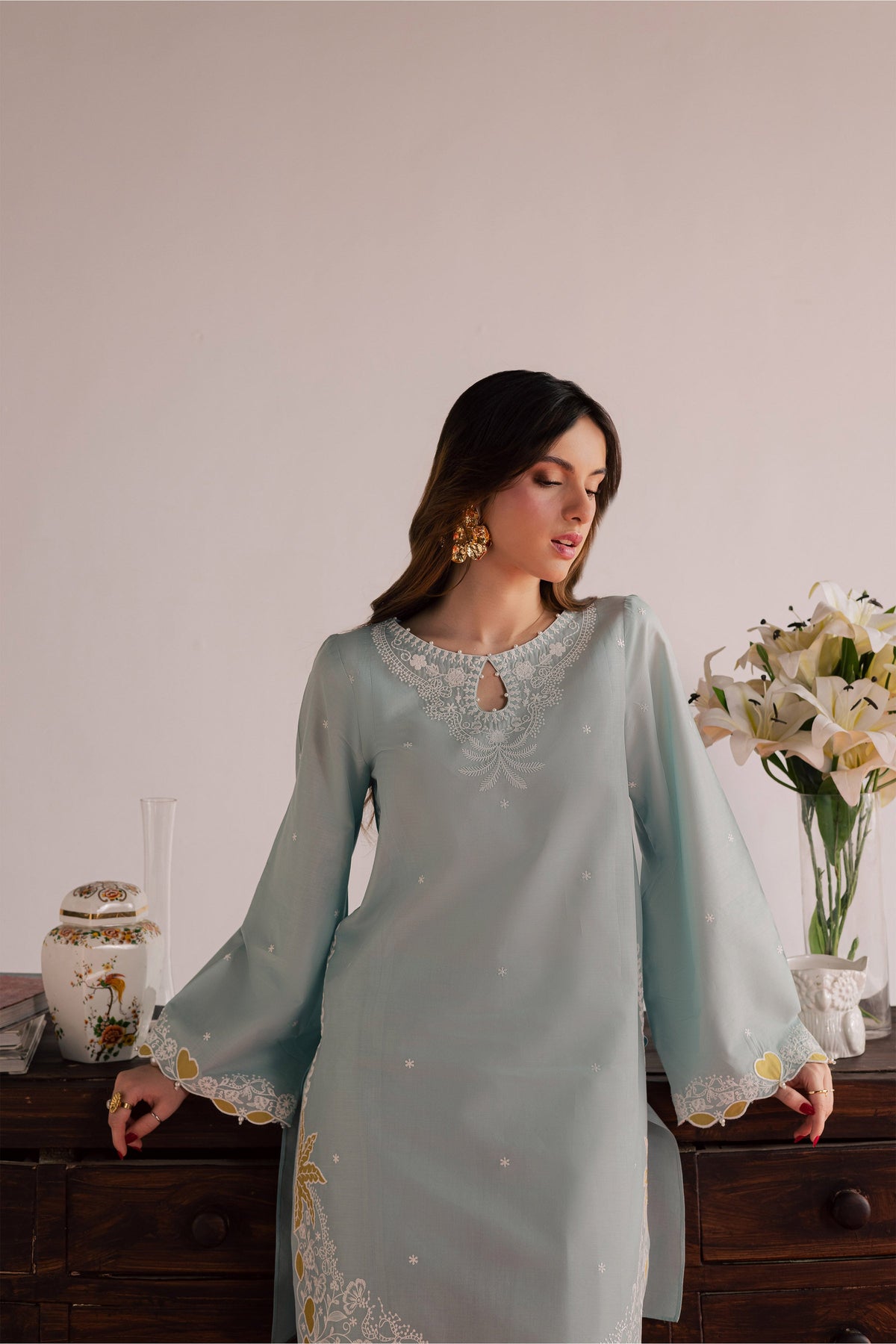 Shooting Star 2Pc - Embroidered Lawn Dress