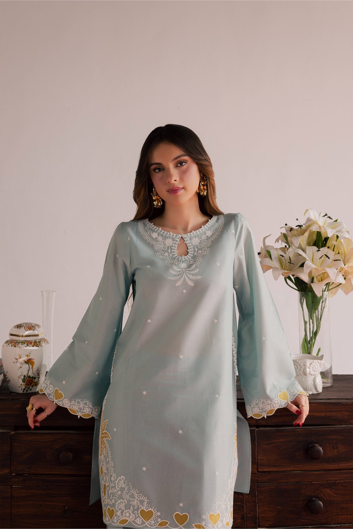Shooting Star 2Pc - Embroidered Lawn Dress