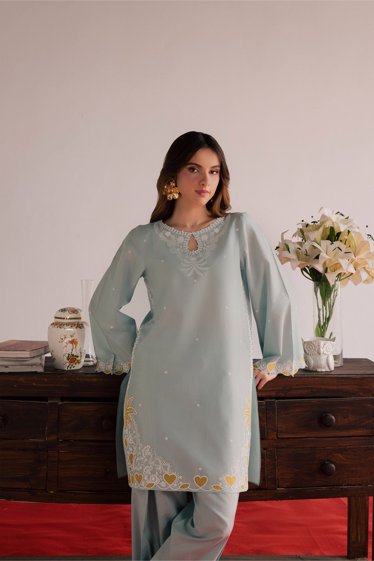 Shooting Star 2Pc - Embroidered Lawn Dress