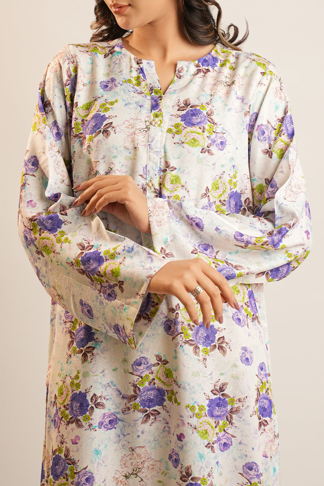 Printed Karandi Stitched 2 Piece (Shirt/Trouser)48801