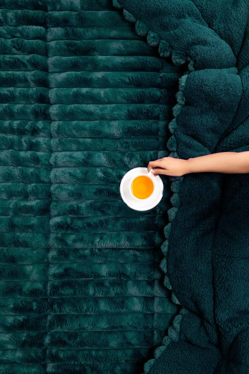 Spruced Up Fleece Comforter
