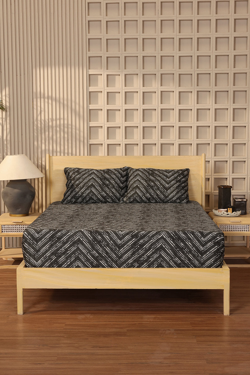 Stippling T-200-1 Bed Sheet Set