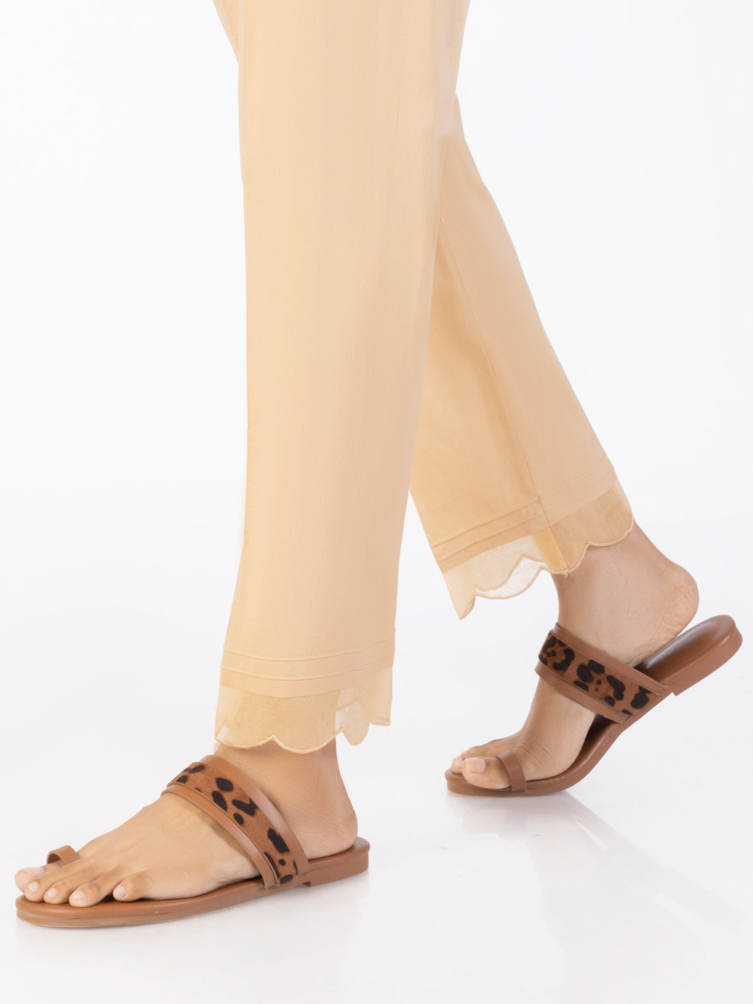 Beige Dyed Trousers - AL-T-757