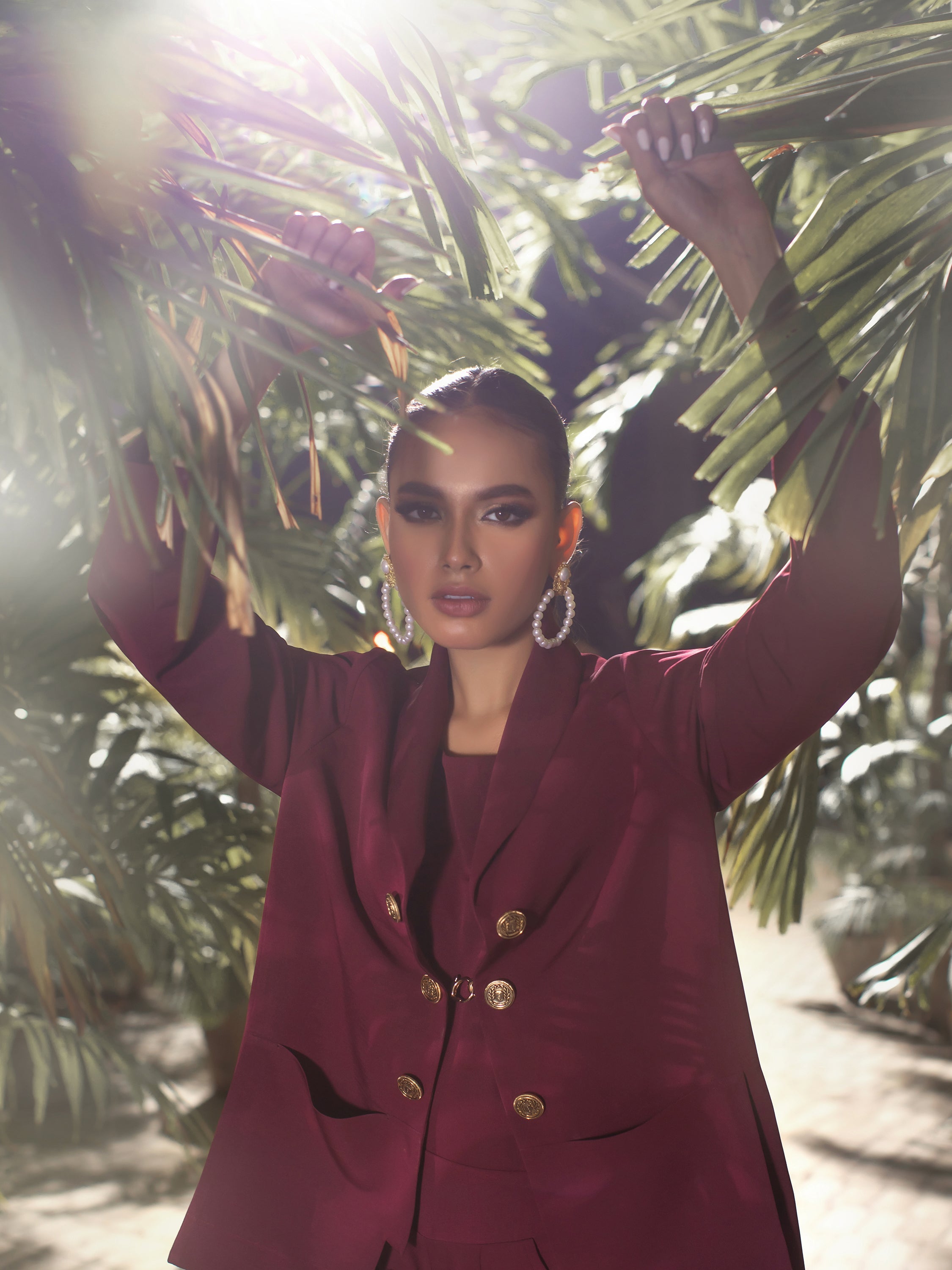 Nour - Maroon