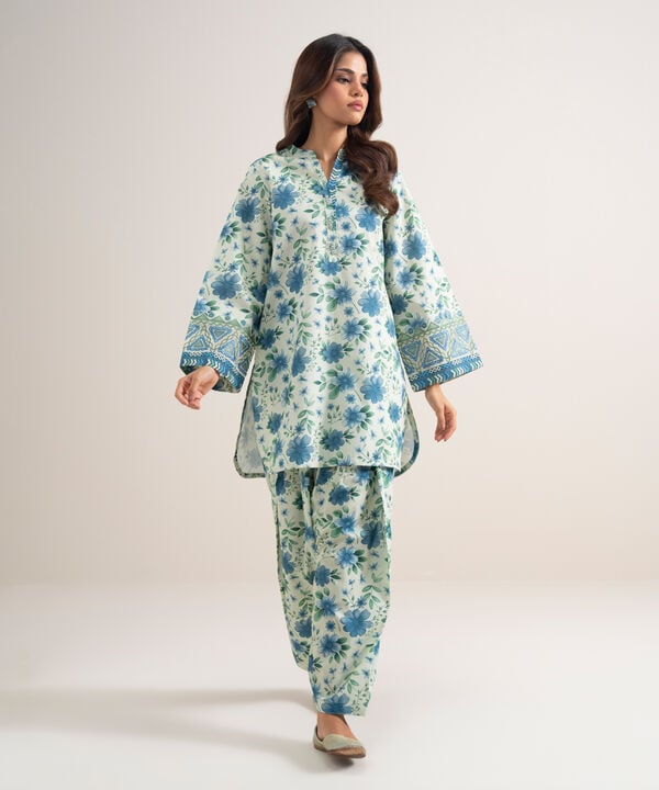 2 Piece - Embroidered Lawn Suit