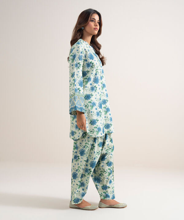 2 Piece - Embroidered Lawn Suit