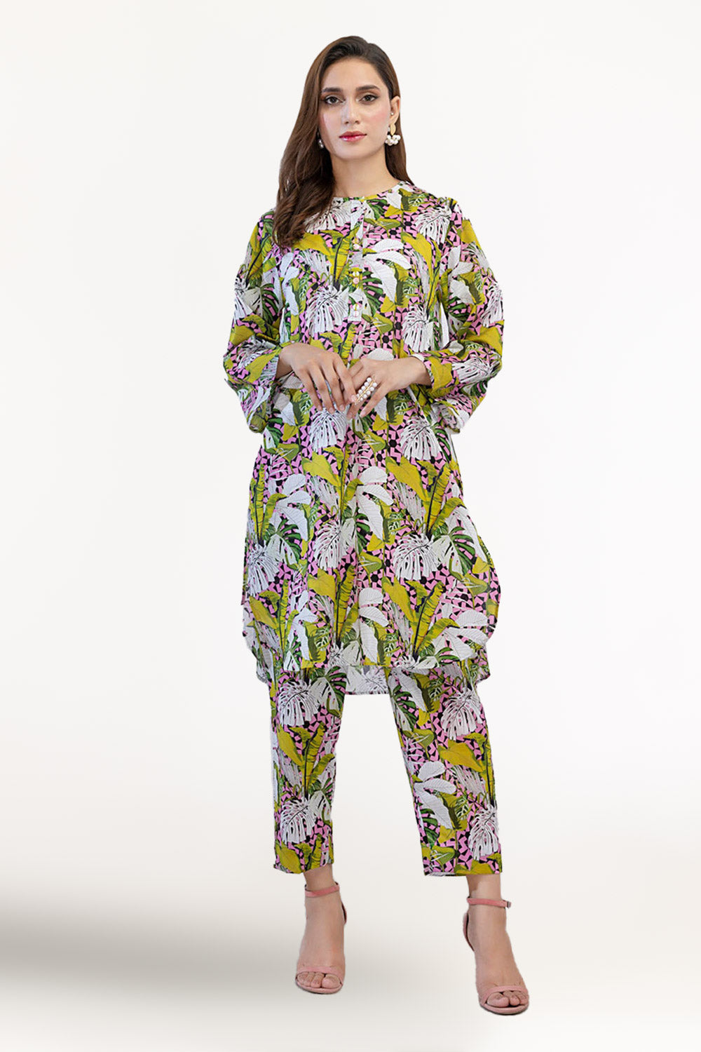 2 Piece Unstitched Printed Lawn Suit