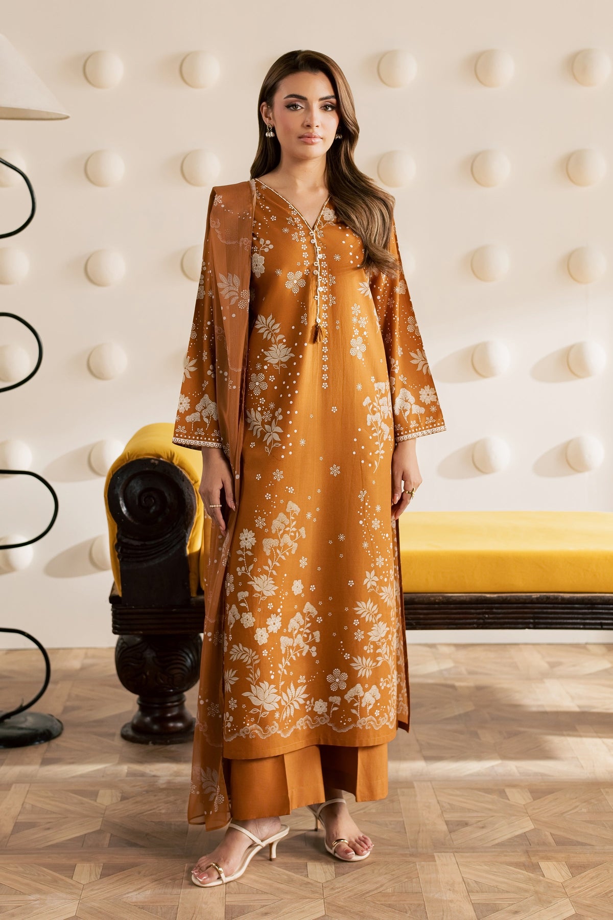 Talia 3Pc - Printed Cambric Pret