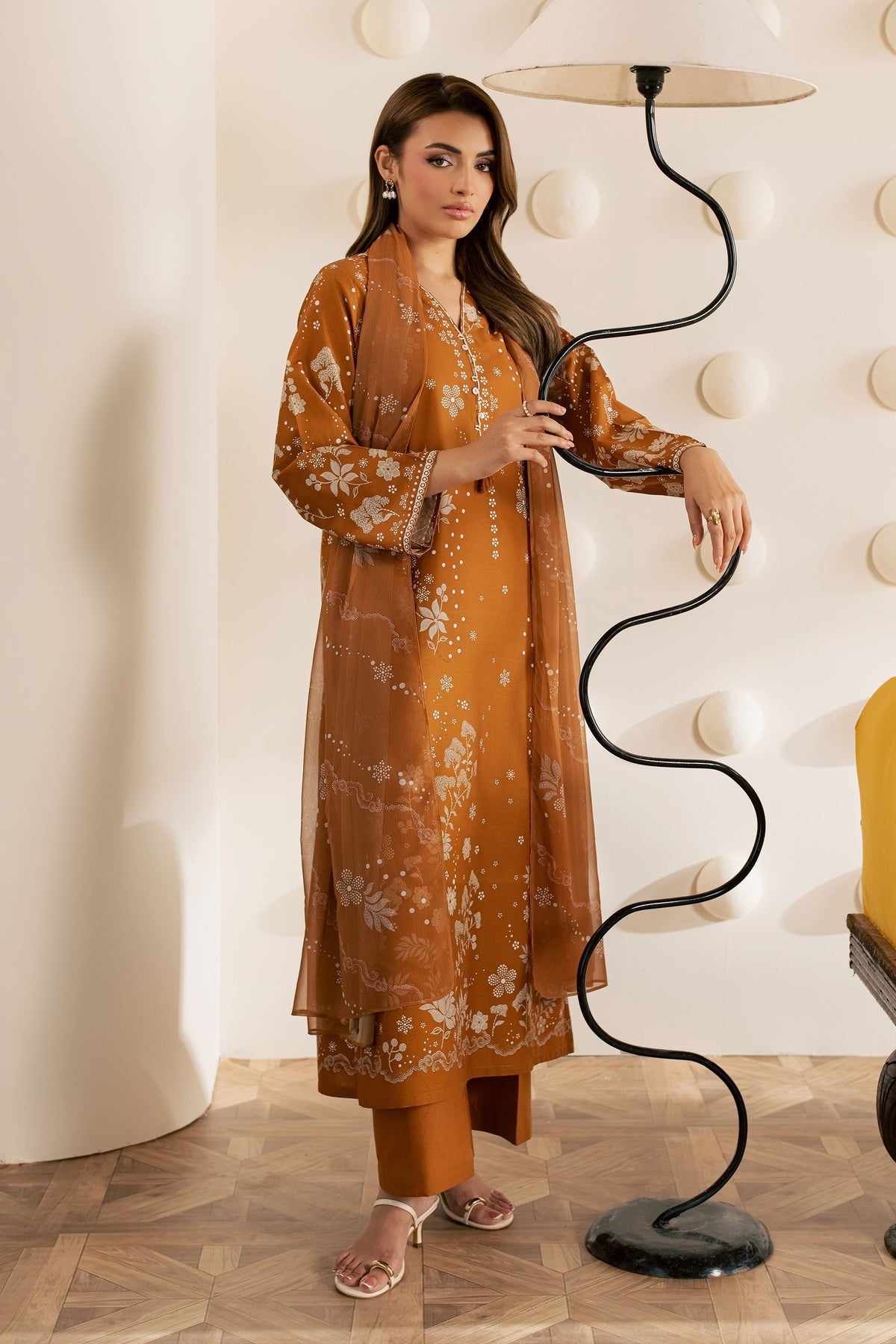 Talia 3Pc - Printed Cambric Pret