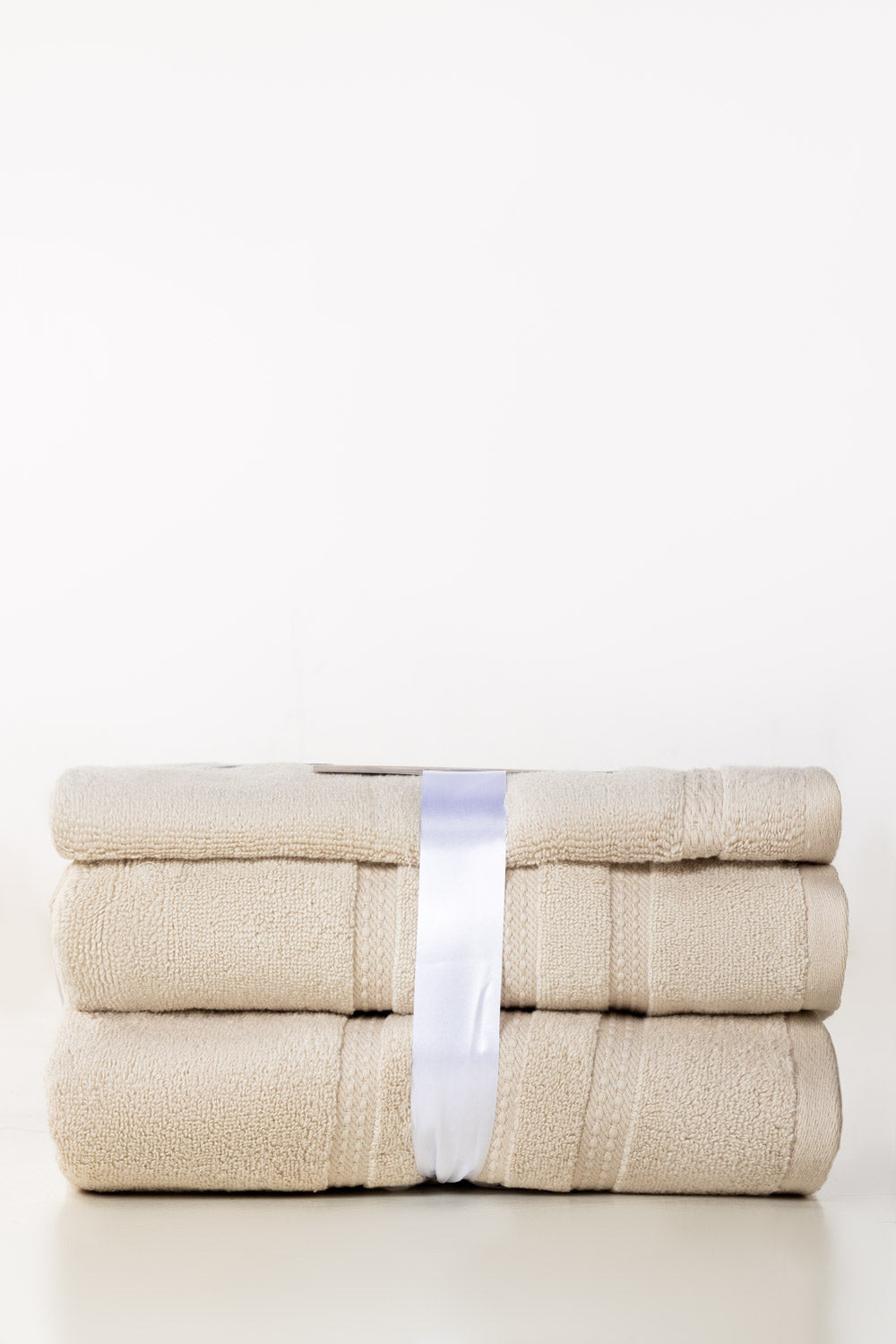 Taupe 3Pc Zero Twist Towel Set