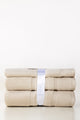 Taupe 3Pc Zero Twist Towel Set