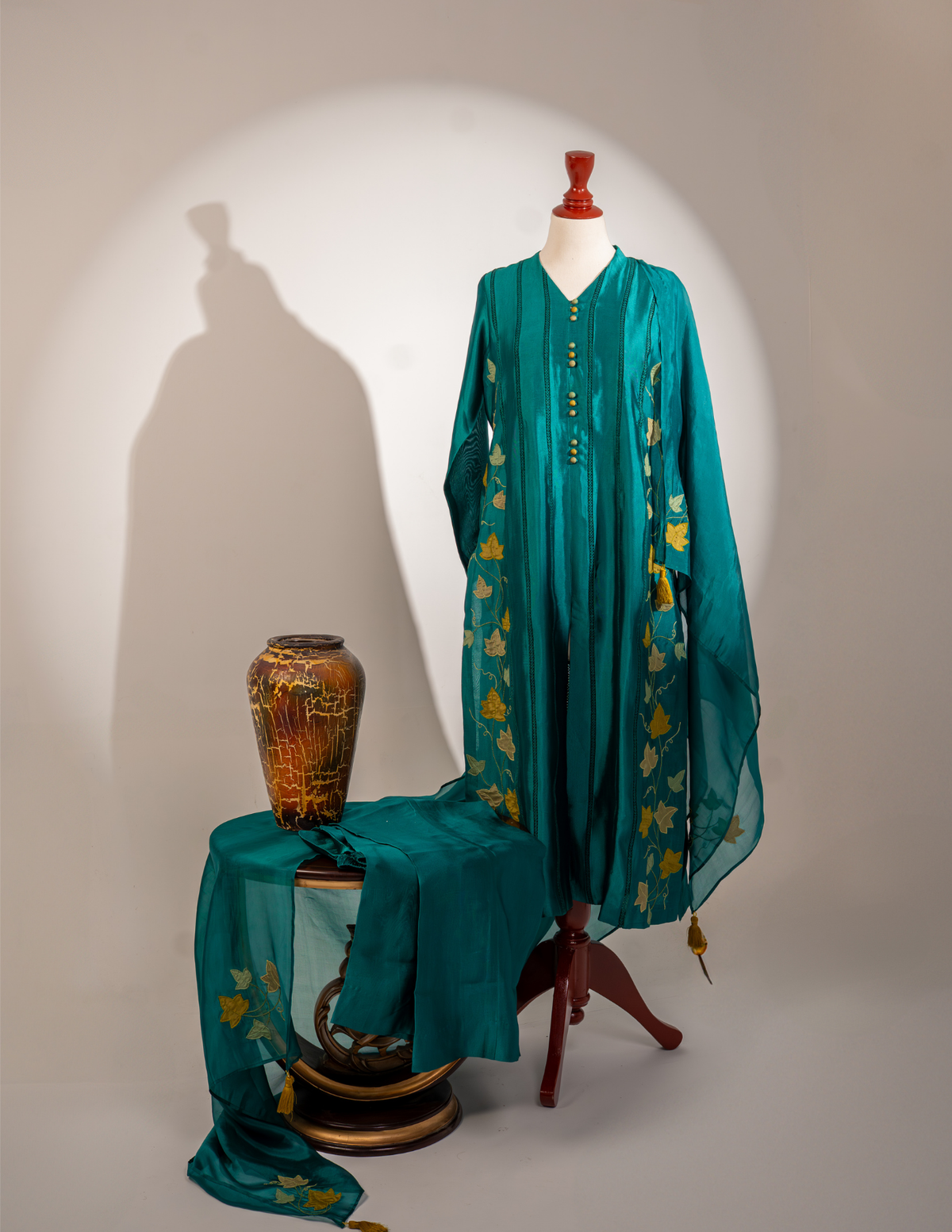 Laado TEAL VINES