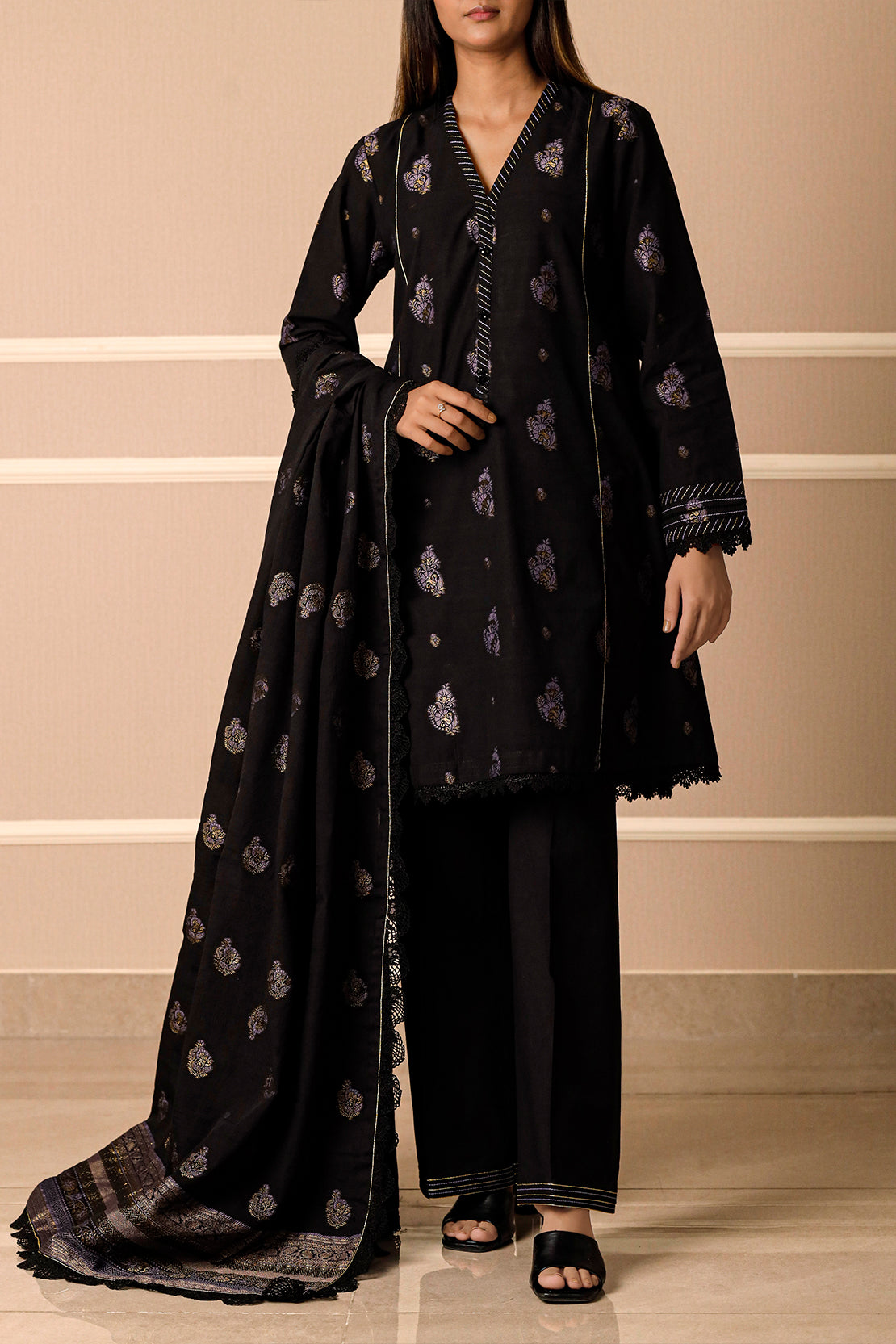 Unstitched Jacquard Cotton 3 Piece88131
