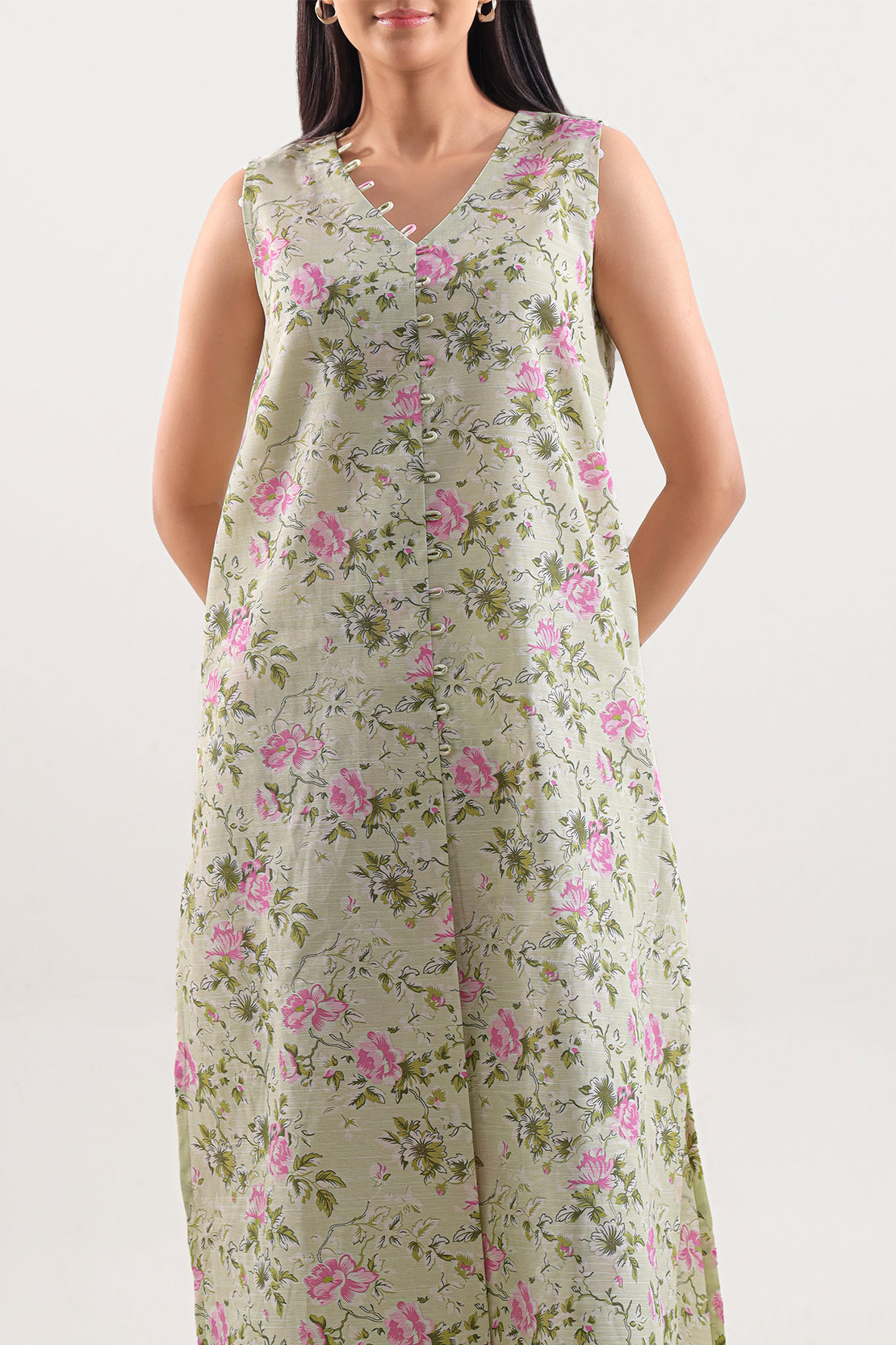 Unstitched Printed Khaddar 2 Piece (Shirt/Trouser)124793