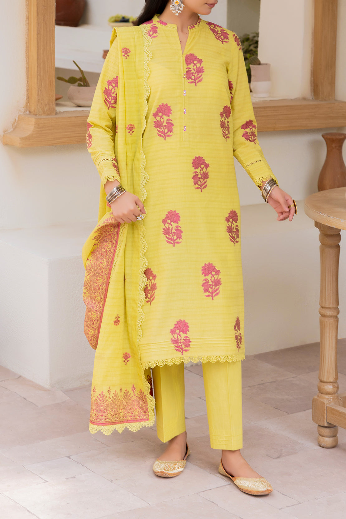 Unstitched Jacquard Cotton 3 Piece88516