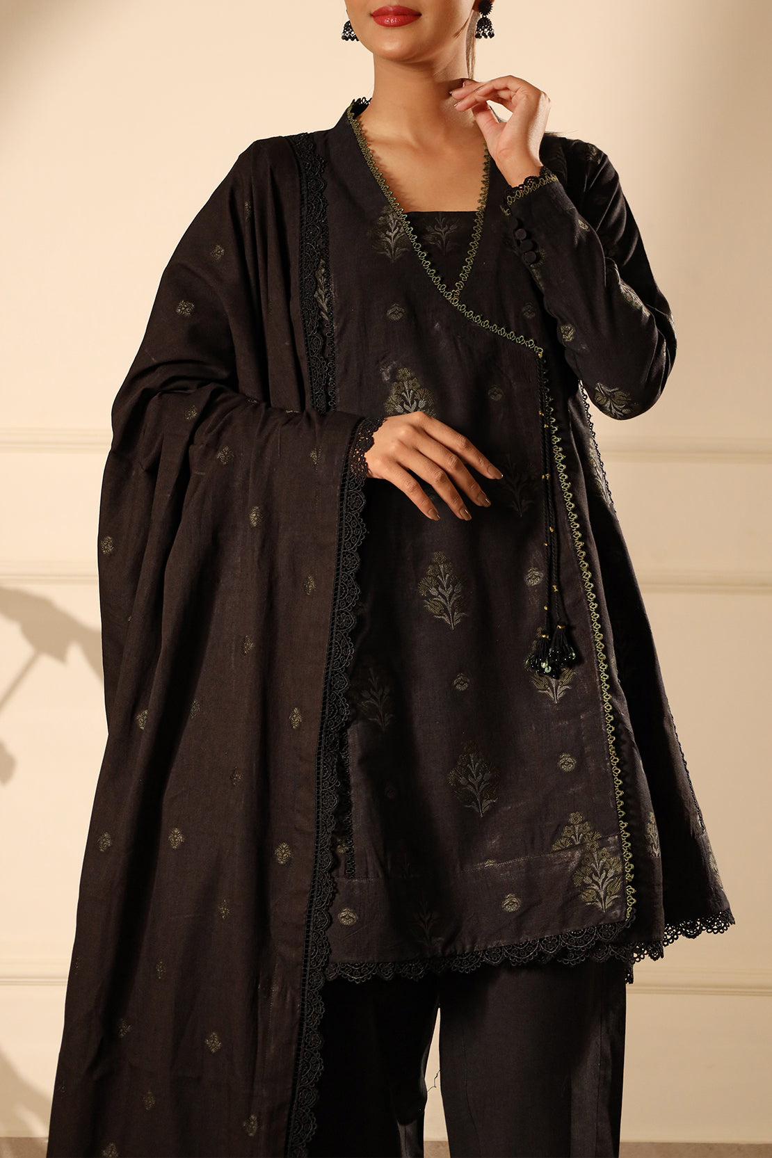Unstitched Jacquard Cotton 3 Piece94271